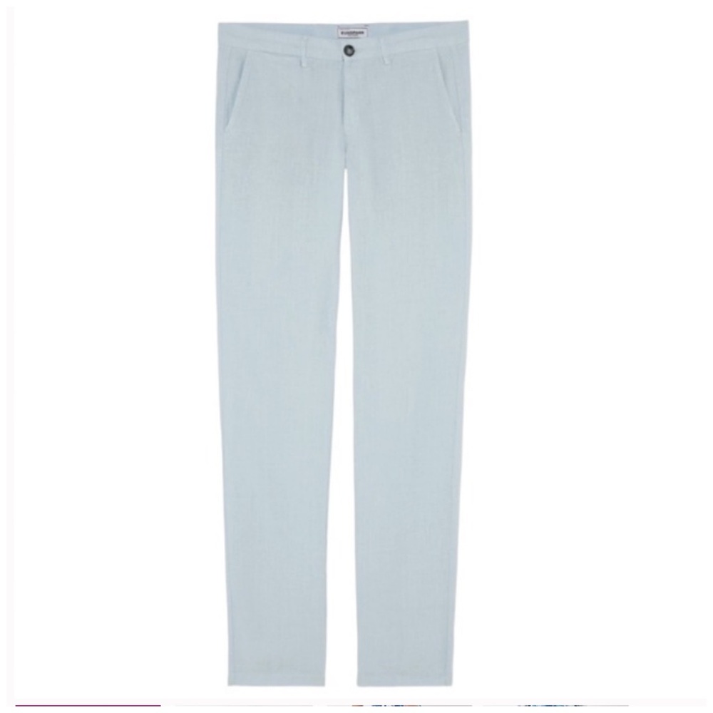 EUROPANN ST. TROPEZ • Sky Blue Dylan Linen Pants